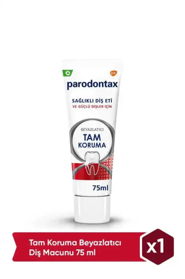 OUTLET-Parodontax Tam Koruma Beyazlatıcı Diş Macunu 75 ml