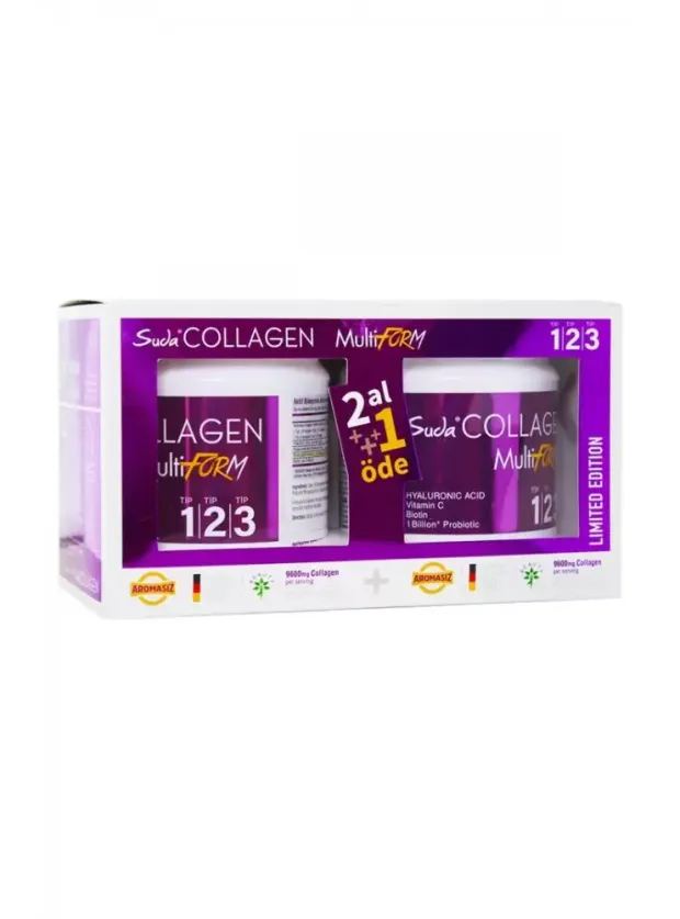 Suda Collagen Multiform Toz 2x300gr ; 2 AL 1 ÖDE