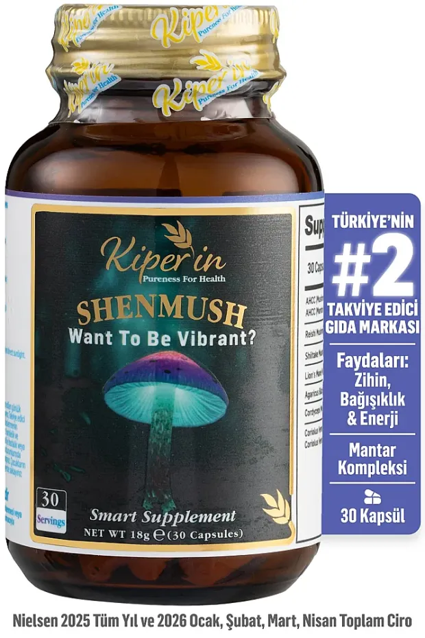 Kiperin Shenmush Mushroom Complex 30 Kapsül