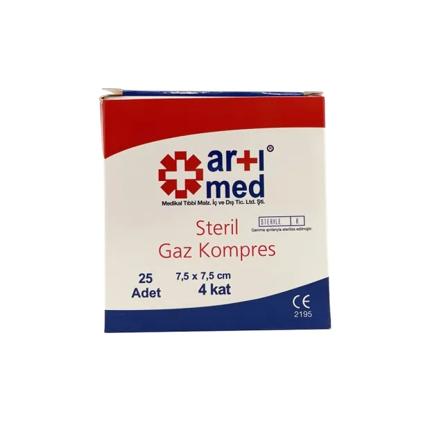 Artımed Gaz Kompres 25li