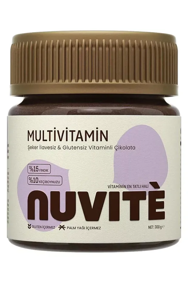 Nuvite Multivitamin Çikolata Aromalı 300 gr