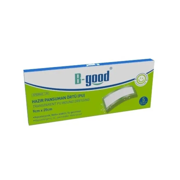 B-Good Hazır Pansuman Örtü Su Geçirmez 9x25 cm 5li