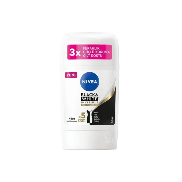 Nivea Women Black White Invisible Stick Deodorant 50 ml
