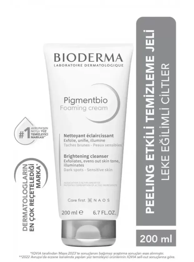 Bioderma Pigmentbio Foaming Cream Cleanser Temizleme jeli 200 ml