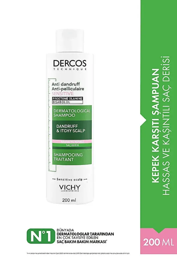Vichy Dercos Anti Dandruff Sensitive Shampoo 200 ml