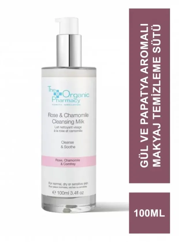The Organic Pharmacy Rose & Chamomile Cleansing Milk 100ml