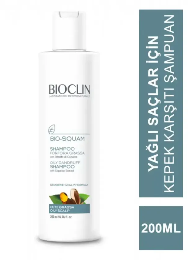 Bioclin Bio Squam Oily Shampoo 200ml