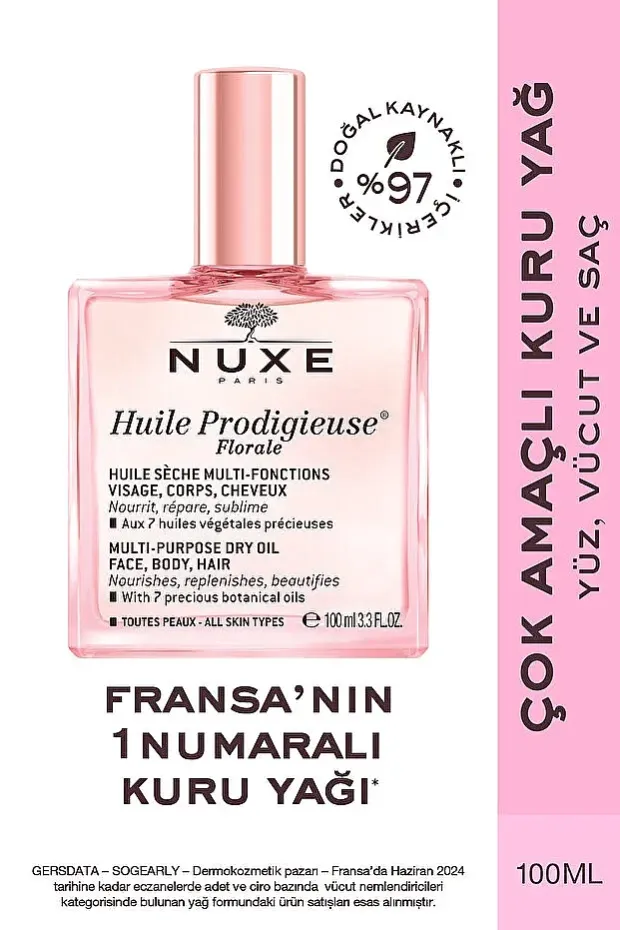 Nuxe Huile Prodigieuse Florale Çok Amaçlı Kuru Yağ 100 ml