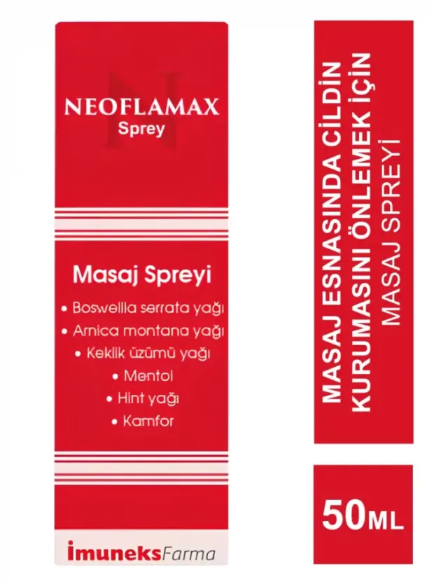 İmuneks Neoflamax Masaj Spreyi 50 ml