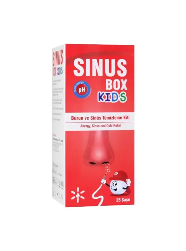 Sinus Box Kids Burun ve Sinüs Temizleme Kiti 25 Saşe
