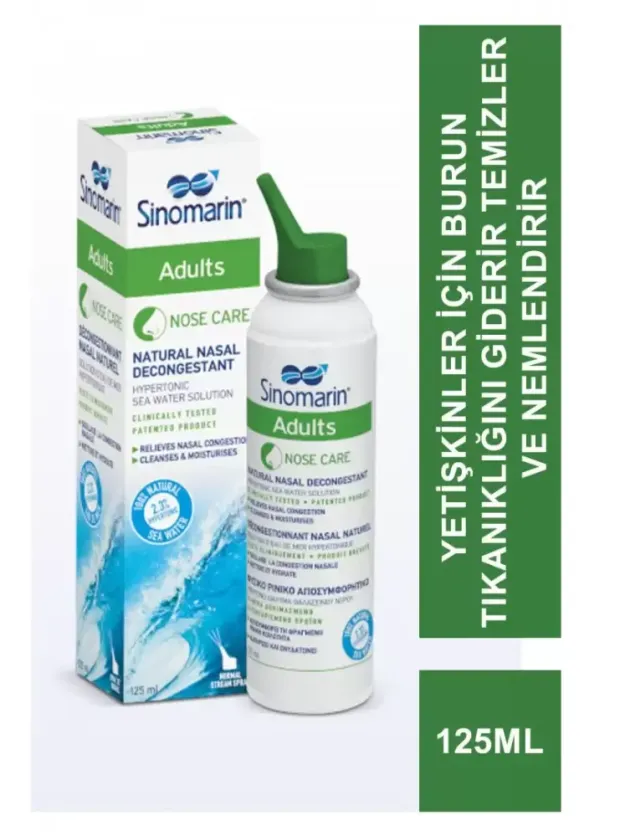 Sinomarin Yetişkin Deniz Suyu Spreyi 125 ml