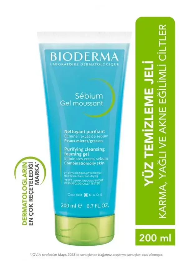 Bioderma Sebium Foaming Gel 200 ml