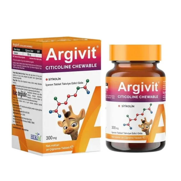 Argivit Citicoline 30 Çiğneme Tablet