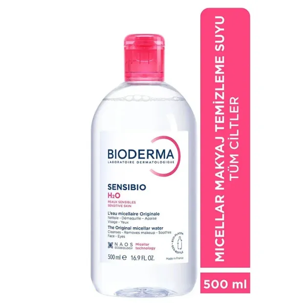 Bioderma Sensibio H2O Cilt ve Makyaj Temizleme Misel Suyu 500 Ml