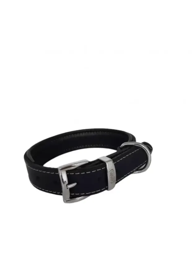 Daisy Klasik Deri Köpek Tasması XS-2cm Lacivert