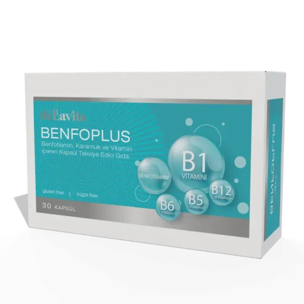 DellaVita Benfoplus (5-B Vitamini Kompleksi) 60 Kapsül