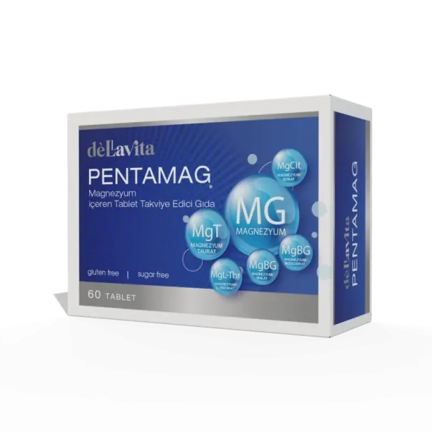 DellaVita Pentamag (5-Magnezyum Kompleksi) 60 Tablet