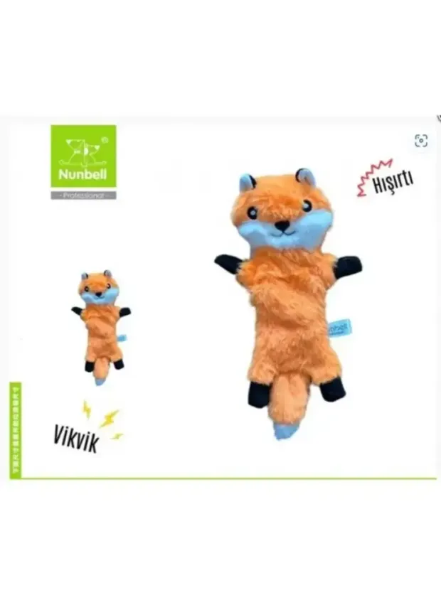 Nunbell Köpek Oyun.Peluş Tilki