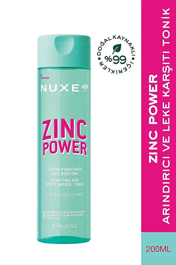 Nuxe Zinc Power Arındırıcı ve Leke Karşıtı Tonik 200 ml