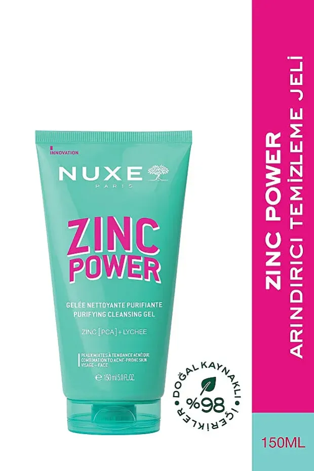 Nuxe Zinc Power Arındırıcı Temizleme Jeli 150 ml