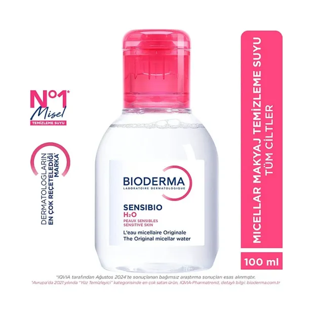 Bioderma Sensibio H2O Cilt ve Makyaj Temizleme Misel Suyu 100 ml