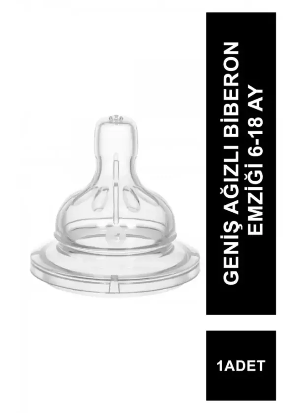 Wee Baby Yuvarlak Uçlu Geniş Ağızlı Biberon Emziği No: 2 853