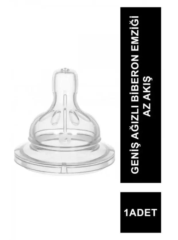 Wee Baby Silikon Geniş Ağızlı Biberon Emziği Az Akış No:1 K828
