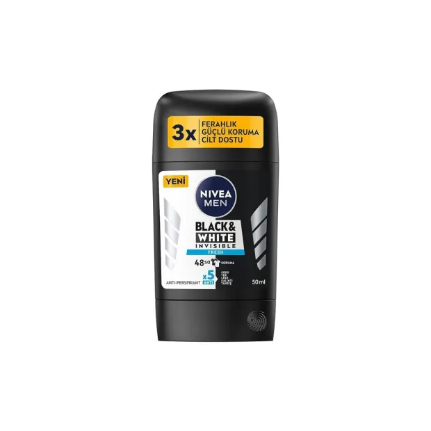 Nivea Men Black White Invisible Fresh Stick Deodorant 50 ml