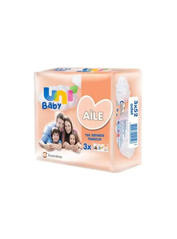 Uni Baby Aile Islak Mendil 3x52 Adet