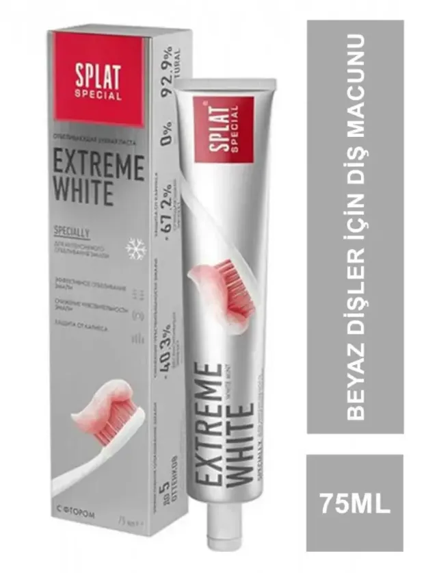 Splat Extreme White 75ml Diş Macunu