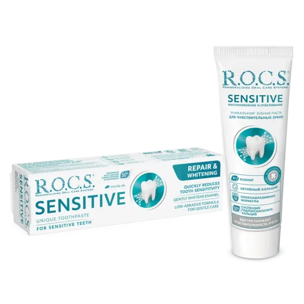 Rocs Sensitive Repair-Whitening Diş Macunu 94g