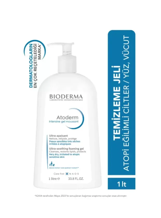 Bioderma Atoderm Intensive Foaming Gel Moussant 1 lt