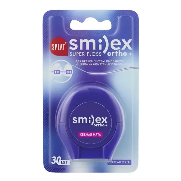 Splat Smilex Ortho+ Nane Aromalı Super Floss 30 Adet