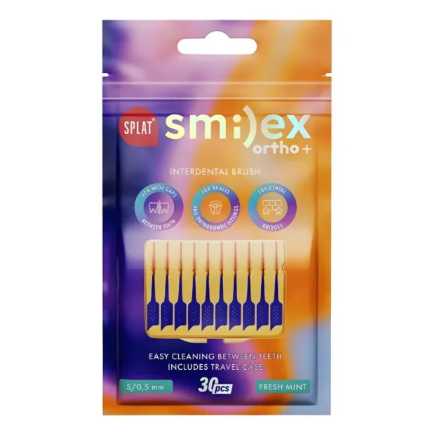 Splat Smilex Ortho Arayüz Fırçası Naneli 0|5 mm 30 Adet