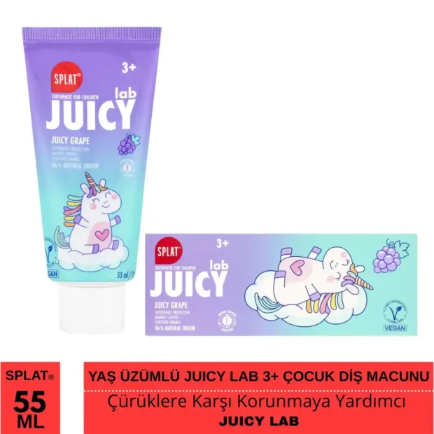 Splat Juıcy Lab +3 Yaş Üzümlü Çocuk Diş Macunu 55ml