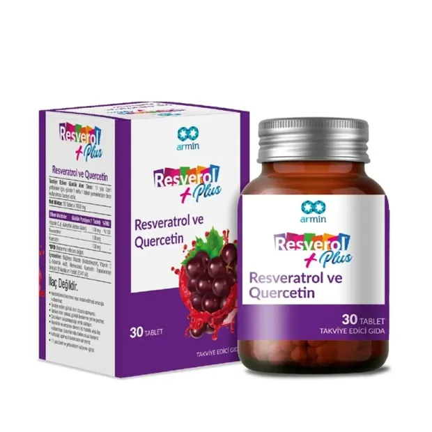 Resverol Plus Resveratrol Ve Quercetin 30 Tablet