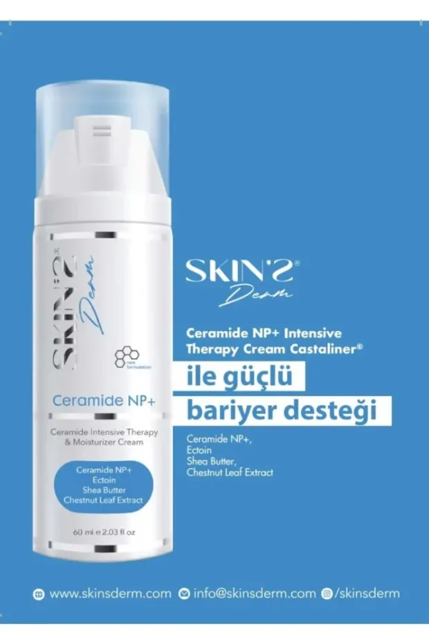 Skins Derm Ceramide NP+ Intensive Therapy & Moisturizer Cream 60ml