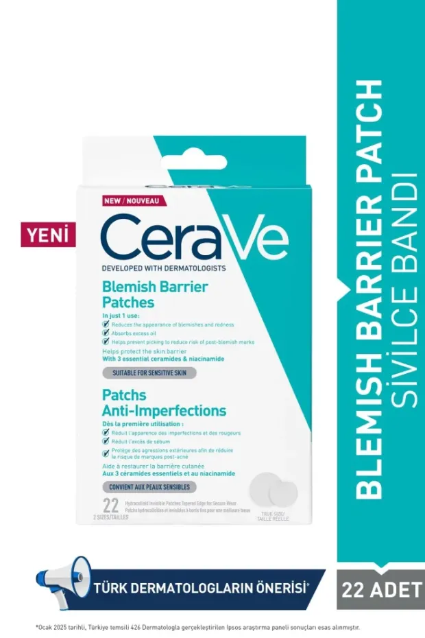 CeraVe Blemish Barrier Patch Sivilce Bandı 22 Adet