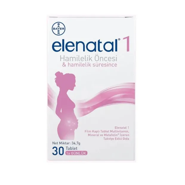 Elenatal 1 Takviye Edici Gıda 30 Tablet