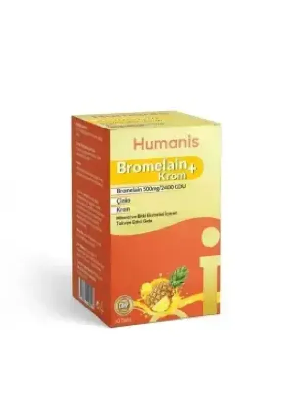 OUTLET - Humanis Bromelain+Krom 60 Tablet