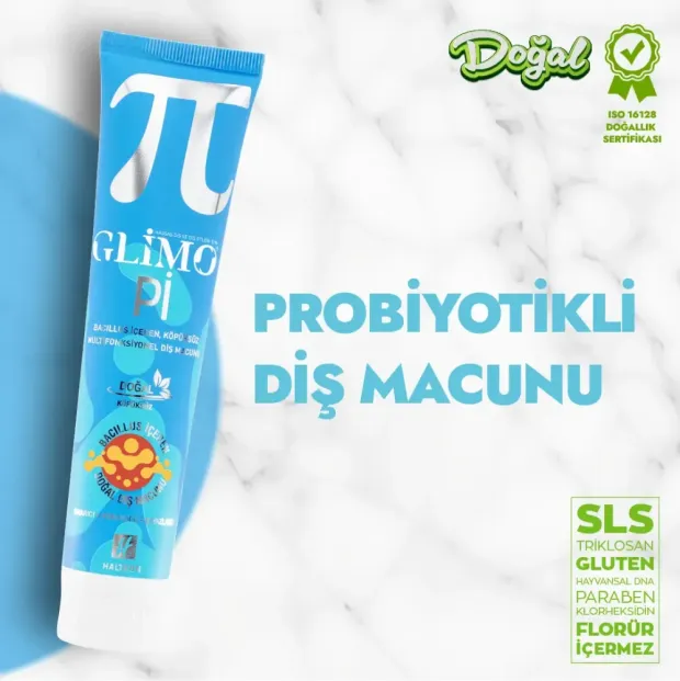Glimo Pi Probiyotikli Doğal Diş Macunu 75ml