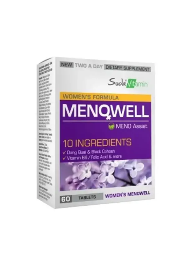 Suda Vitamin Vitamins Womens Formula MenoWell 60 Tablets