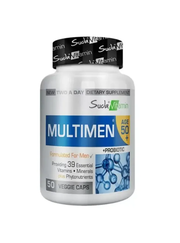 Suda Vitamin Multimen 50+ 50 Kapsül