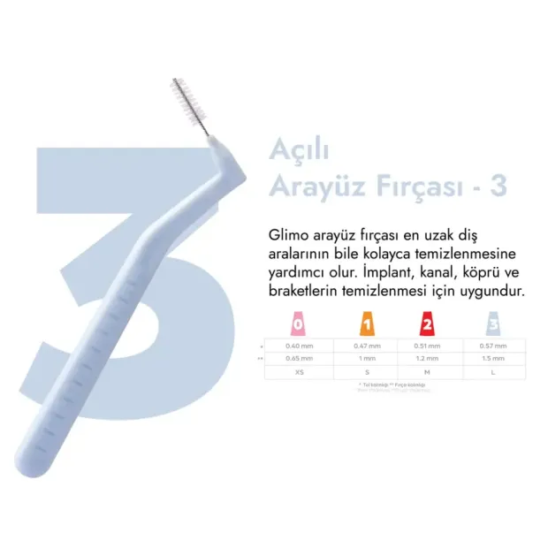 Glimo Açılı Arayüz Fırçası - L
