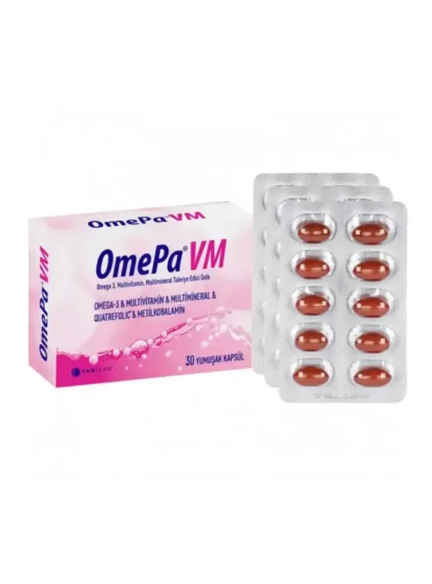 Omepa VM 30 Yumuşak Kapsül