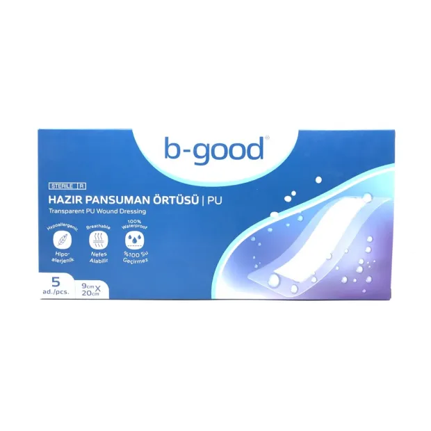 B-Good Hazır Pansuman Örtü 9 cm x 20 cm 5li