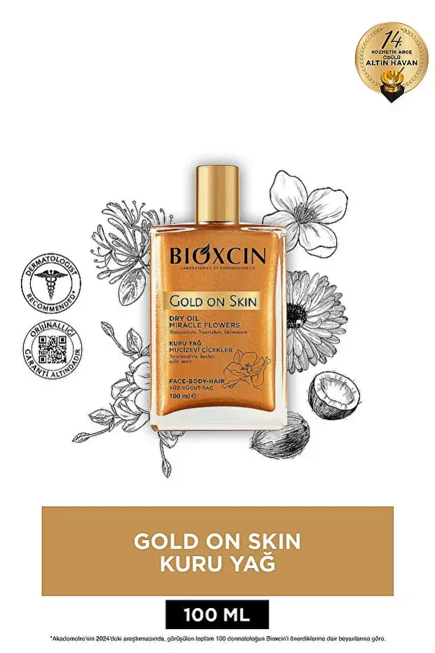 Bioxcin Gold On Skin Kuru Yağ 100 ml