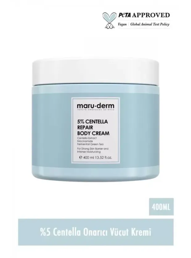 Maruderm %5 Centella Onarıcı Vücut Kremi 400 ML
