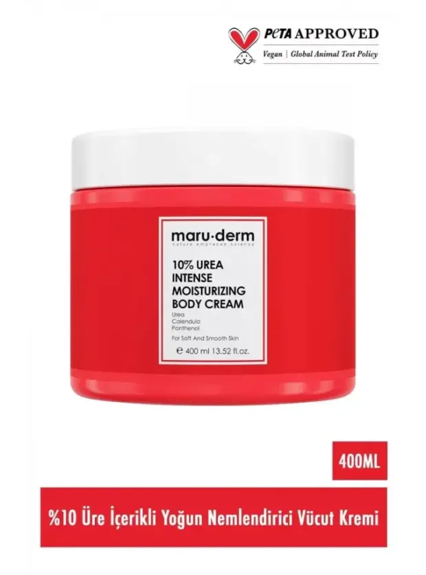 Maruderm %10 Urea (Üre) Yoğun Nemlendirici Vücut Kremi 400 ML