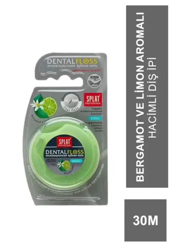 Splat Bergamot & Limon Diş İpi 30m